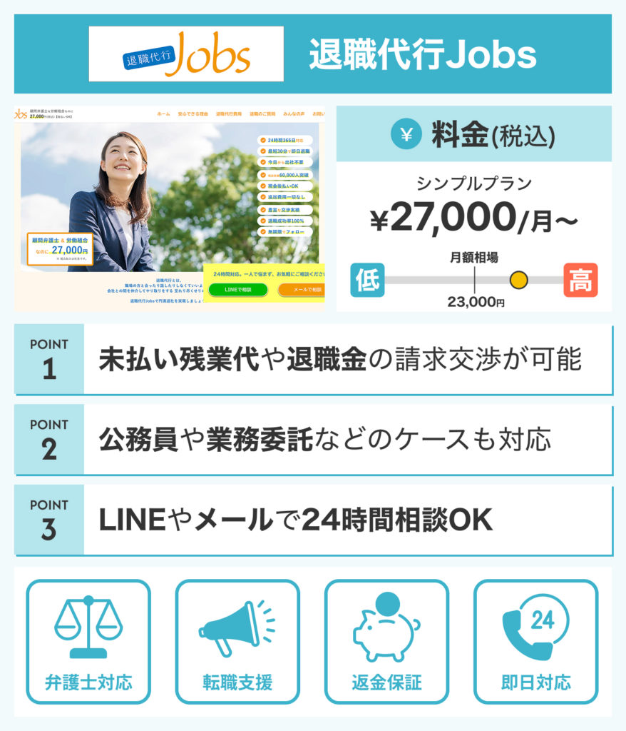 退職代行Jobs